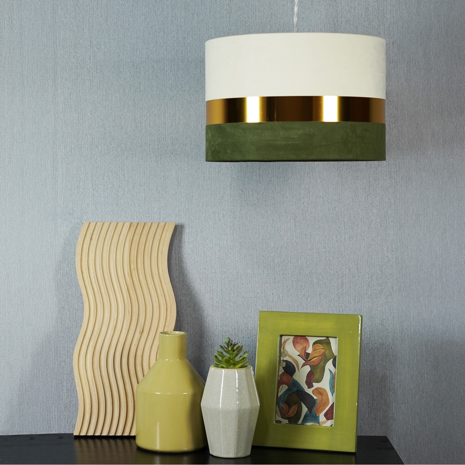 Niko Shade Green, Gold and White Image 11