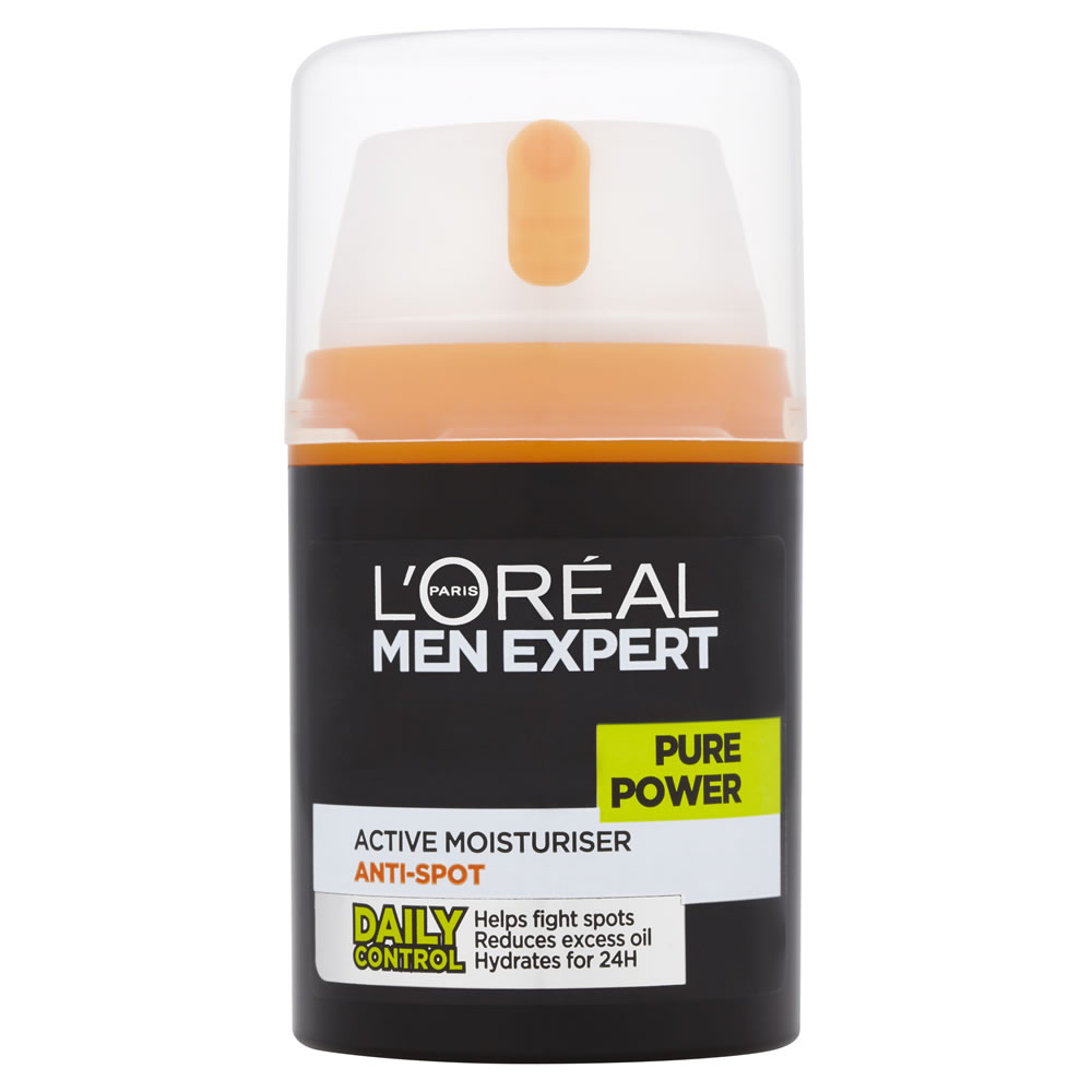 L’Oréal Paris Men Expert Pure Power Anti-Spot Moisturiser 50ml Image 1