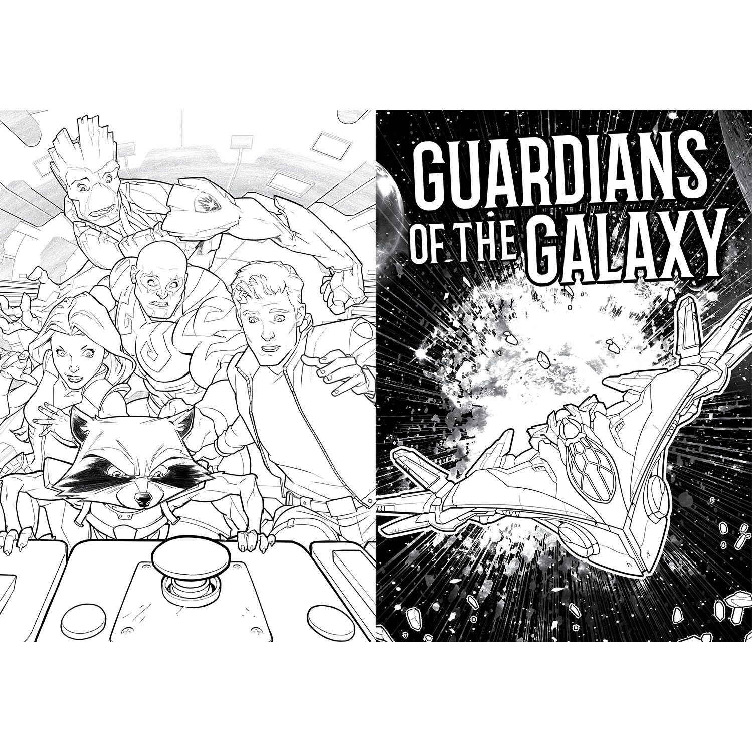 Marvel Legends Colouring Book Image 4