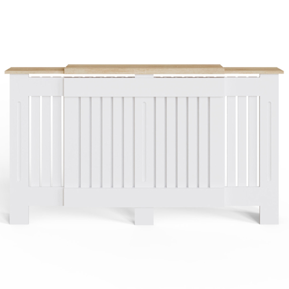 GFW Longslow White Adjustable Radiator Cover Image 5