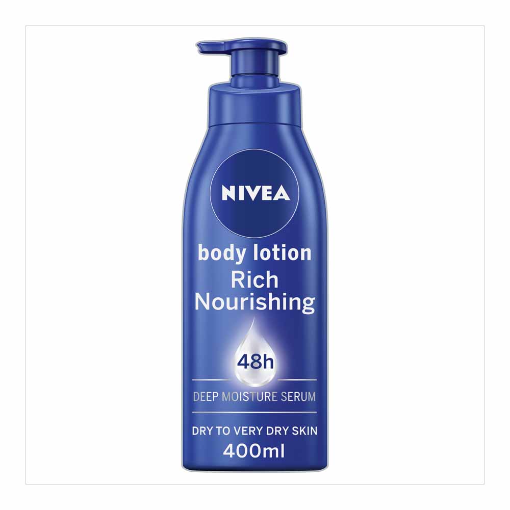 Nivea Rich Nourishing Body Lotion for Dry Skin 400ml Image