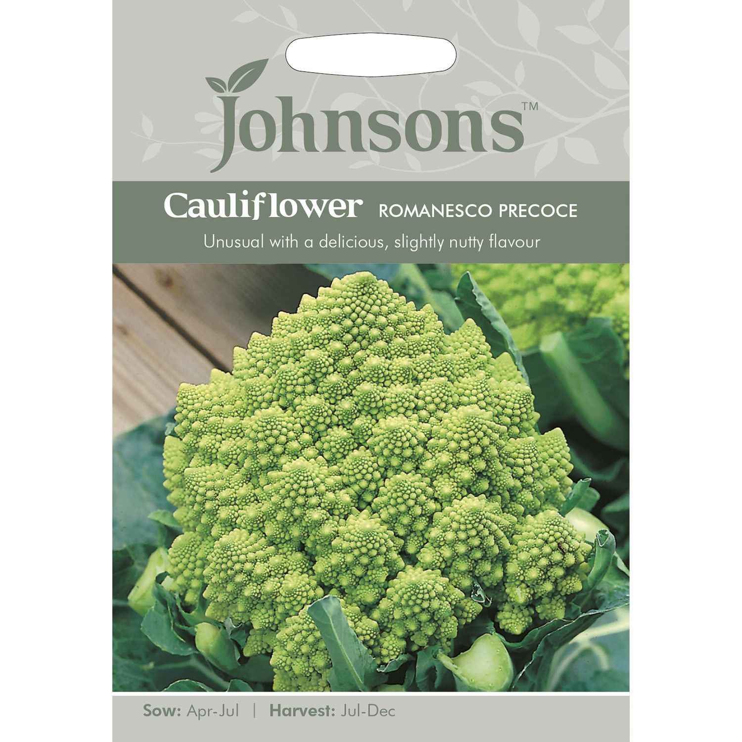 Johnsons Romanesco Precoce Cauliflower Seeds Image 2