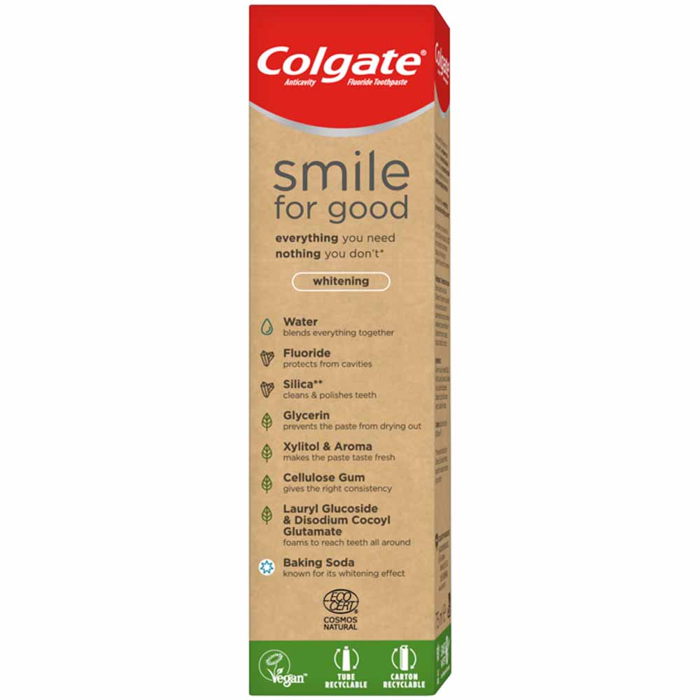 Colgate Smile for Good Whitening Toothpaste 75ml Image 2