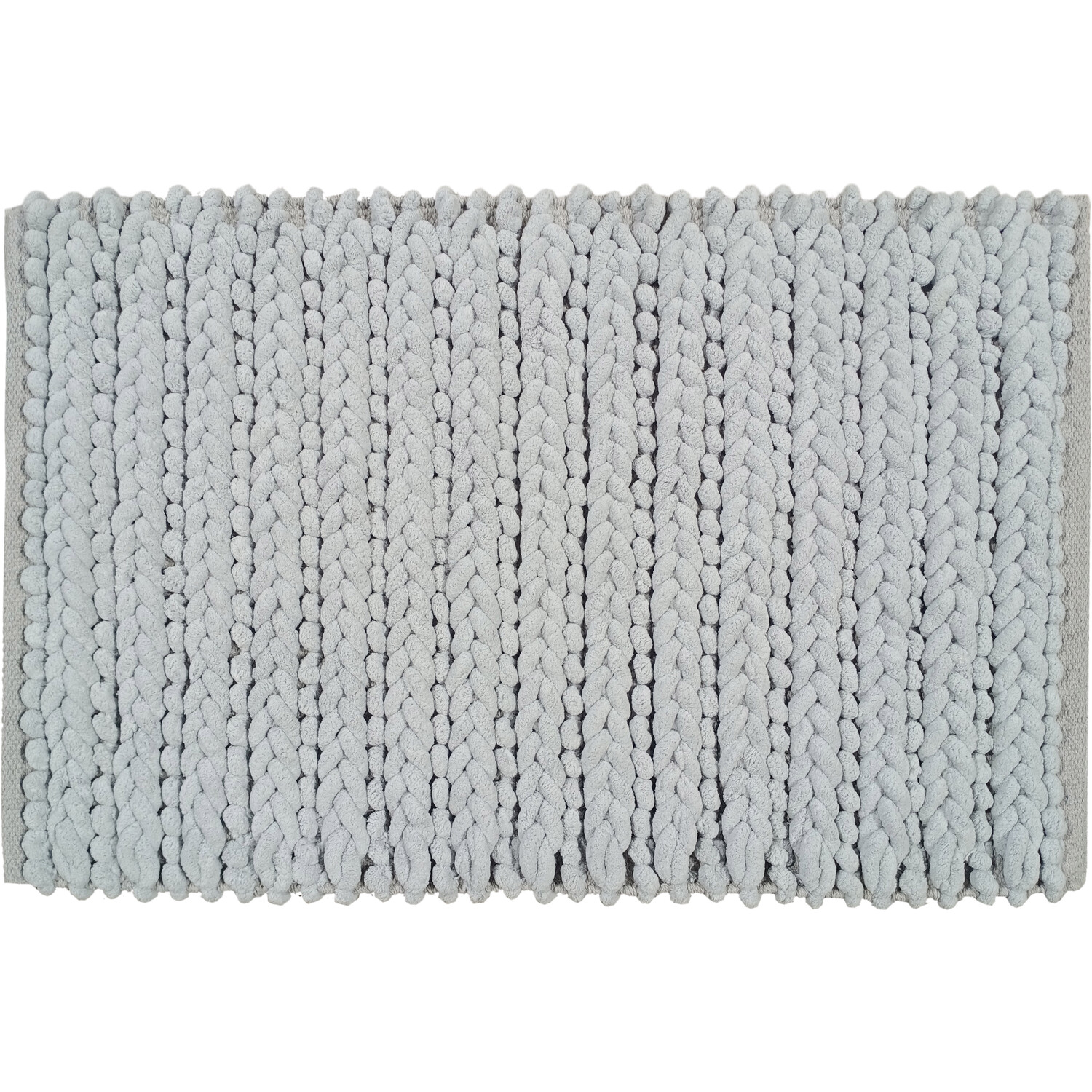 Knit Bath Mat - Silver Image