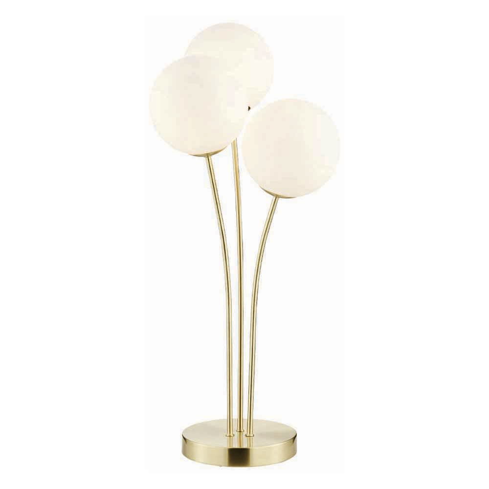 The Lighting and Interiors Gold Jackson Table Lamp Image 3