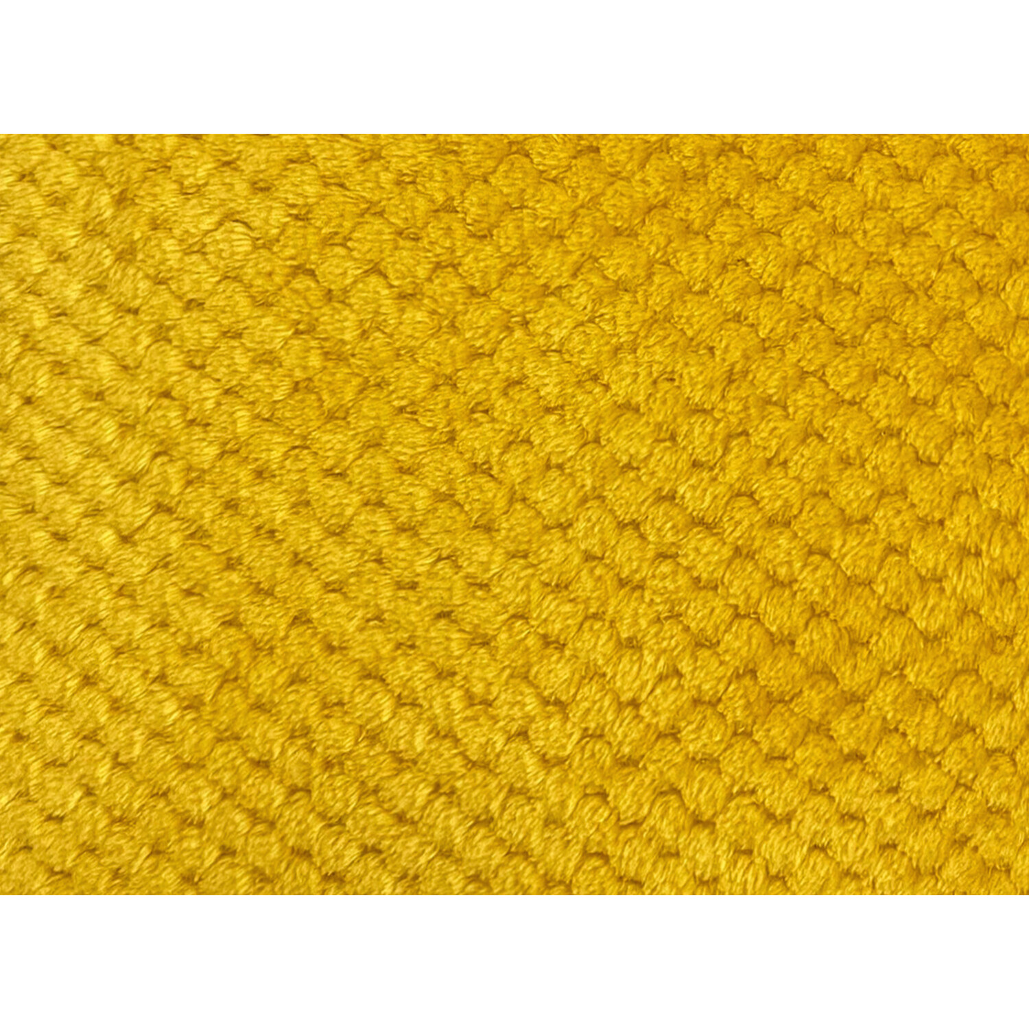 Jumbo Fleece Textured Cushion Ochre Image 2
