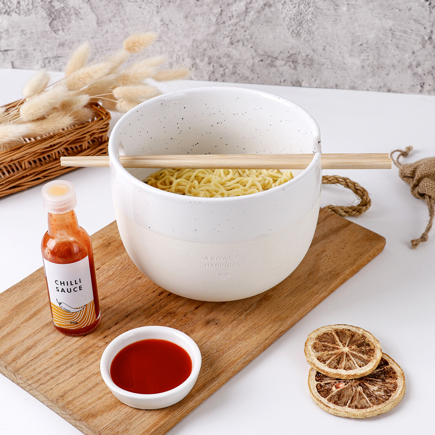Noodle Bowl Set - White Image 6