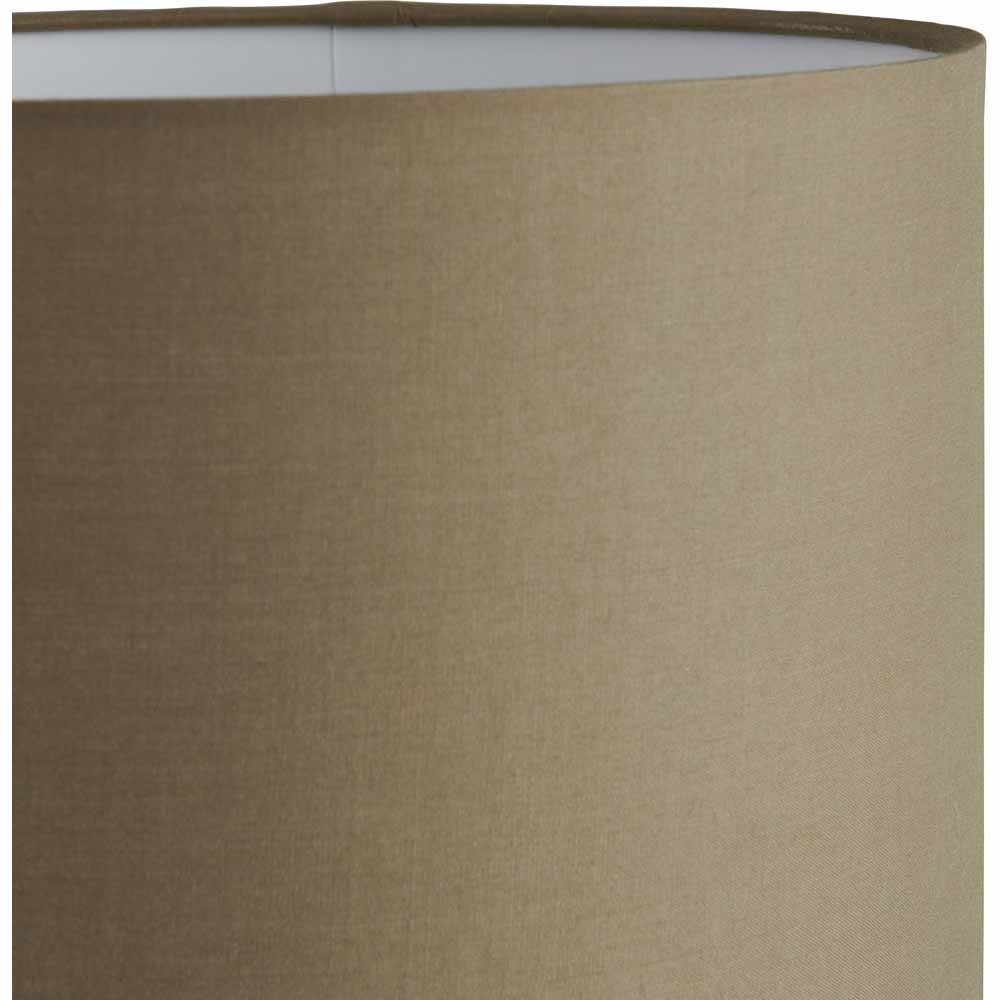 Wilko Cream Ceramic Etched Table Lamp Wilko