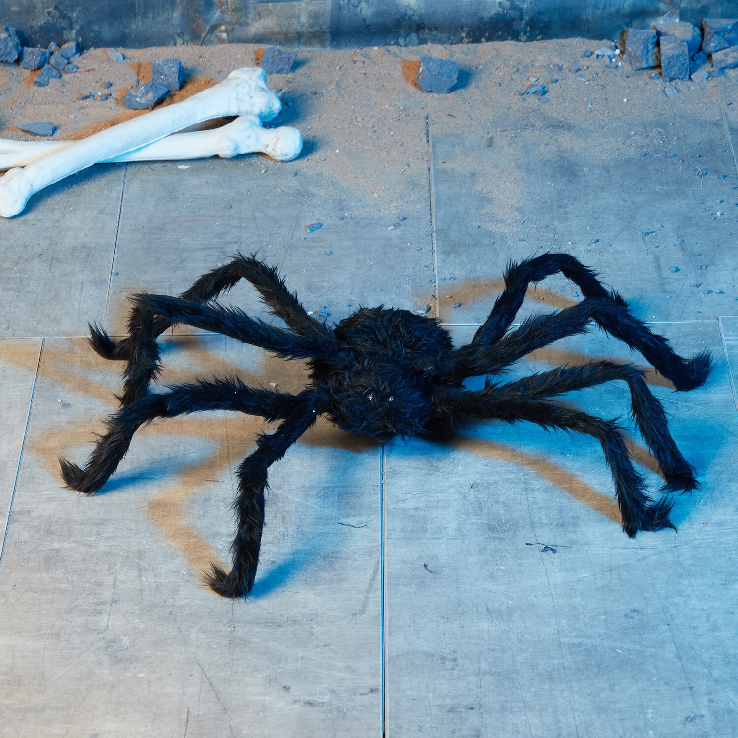 Halloween Animated Spider Black Image 3