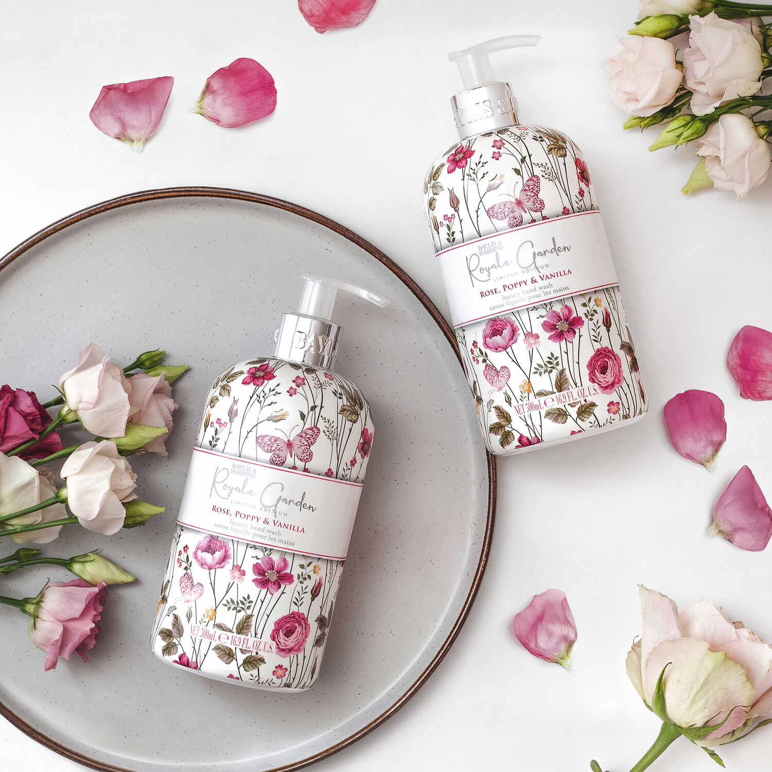 Baylis & Harding Royale Garden Hand Wash Rose, Poppy and Vanilla Image 3
