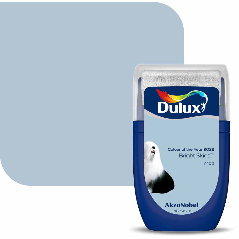 Dulux Bright Skies Matt Emulsion Paint Tester Pot 30ml Image 3