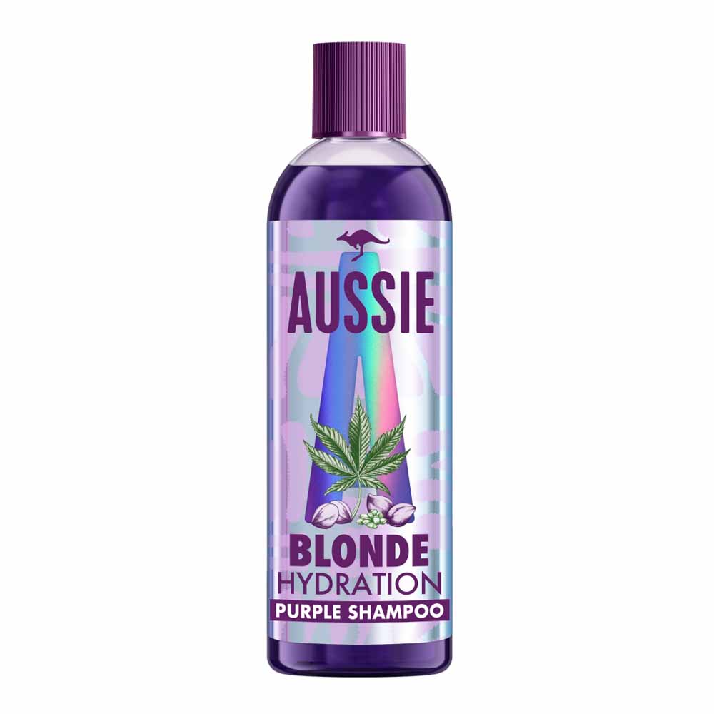 Aussie Blonde Hydration Purple Shampoo 290ml Image 1