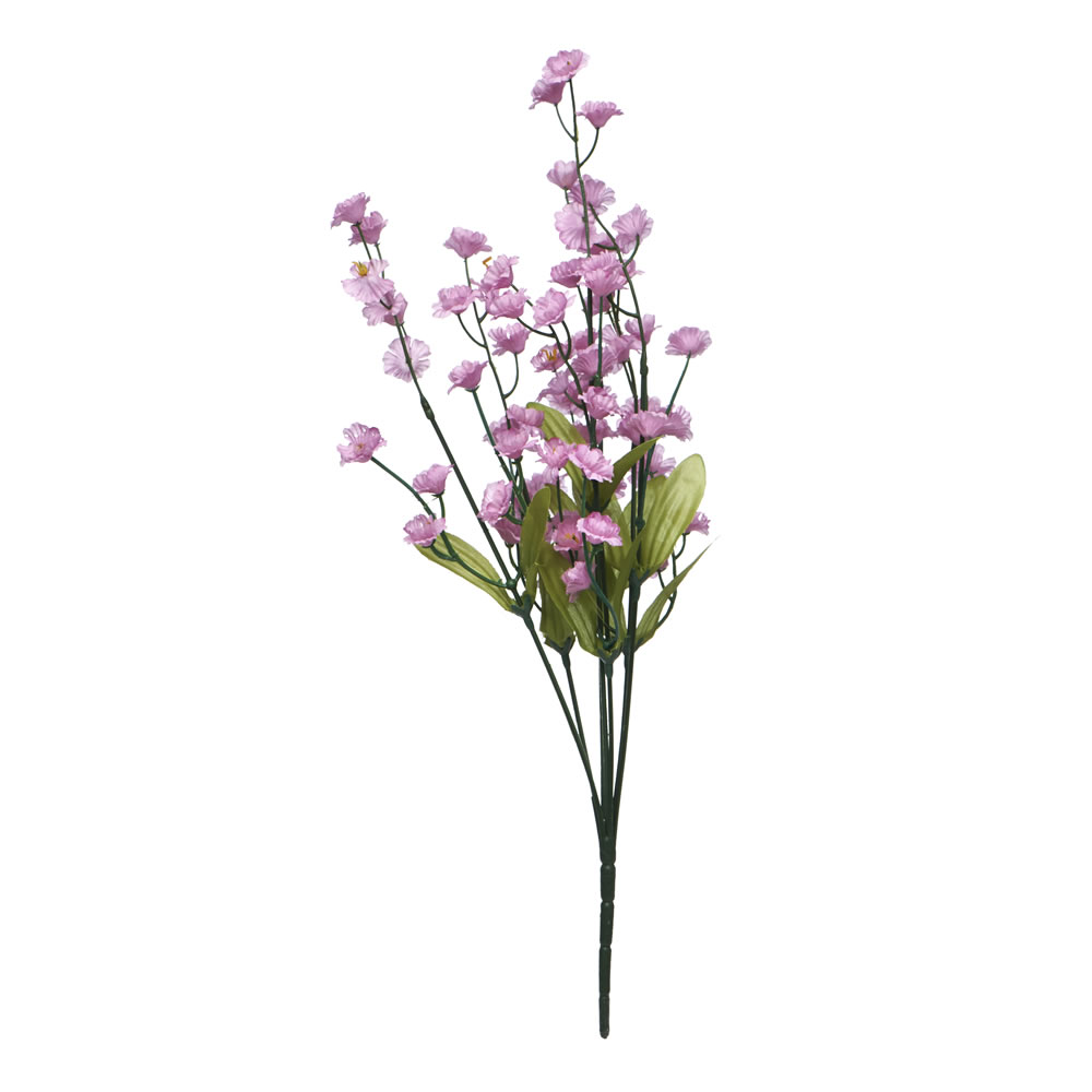 Wilko Pink Gypsophila Bunch of Artificial Flowers Image