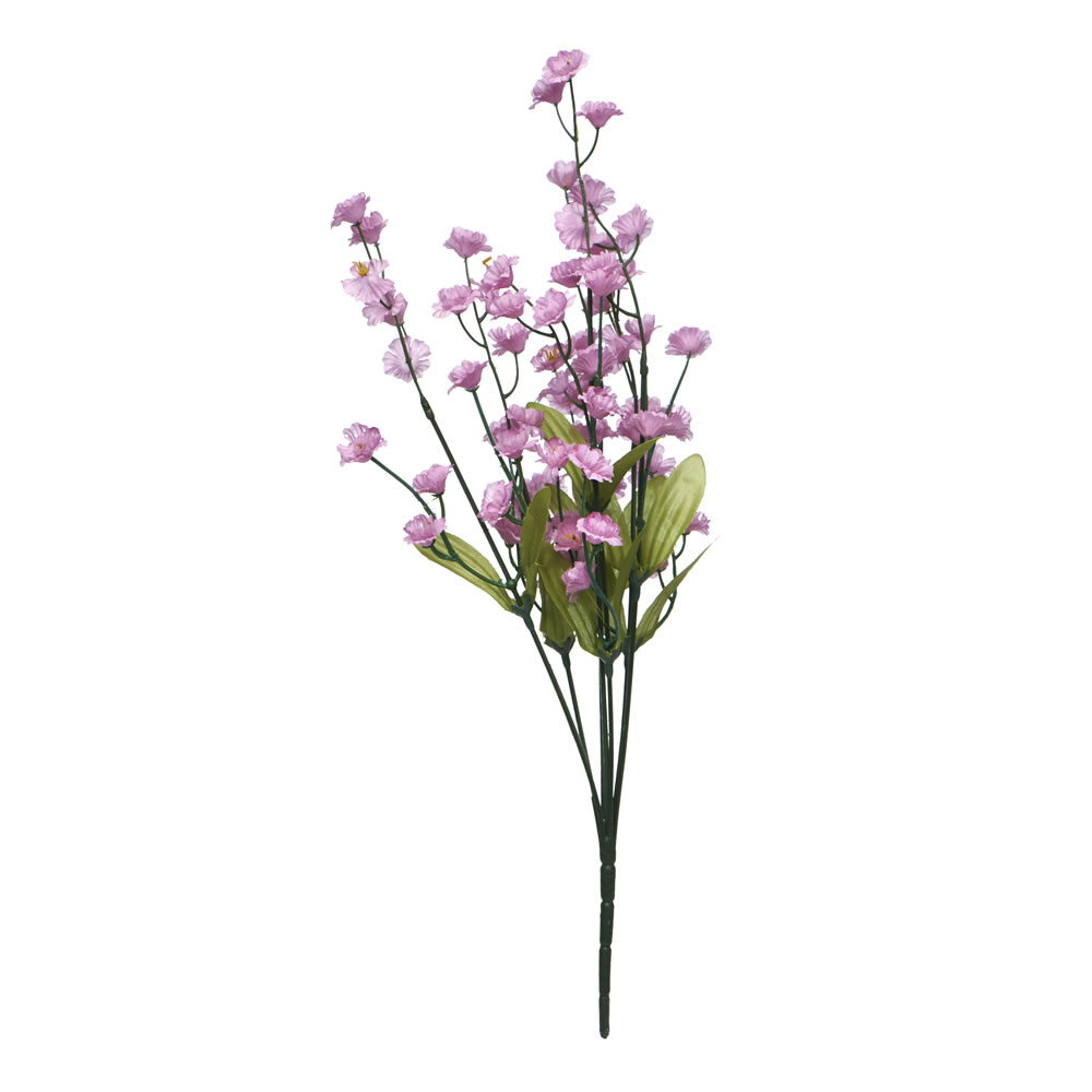 Wilko Pink Gypsophila Bunch of Artificial Flowers Wilko
