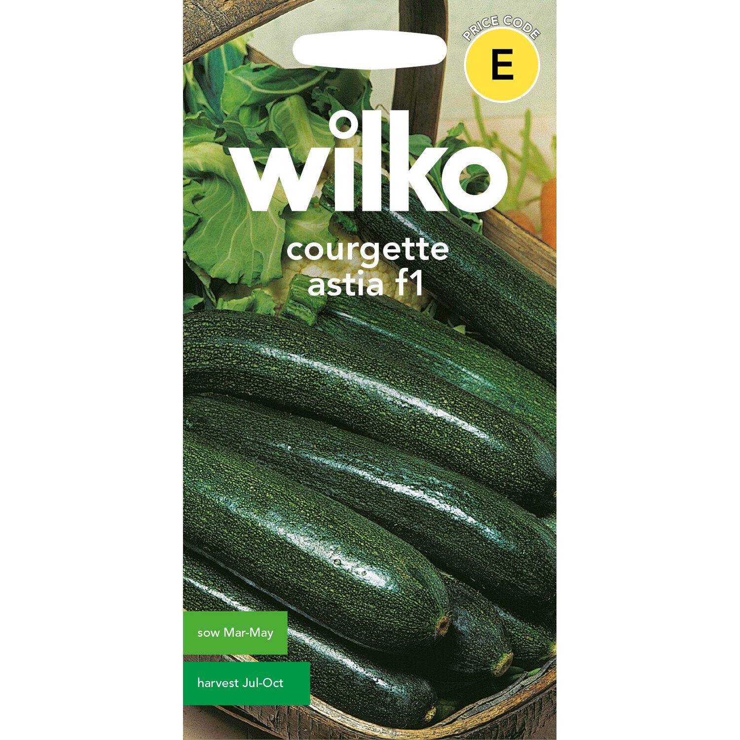 Wilko Courgette Astia Seeds Image 1