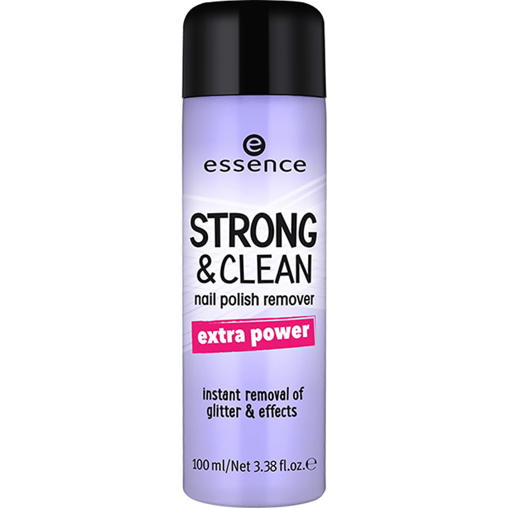 essence Strong and Clear Extra Power Nail Polish Remover 100ml Image