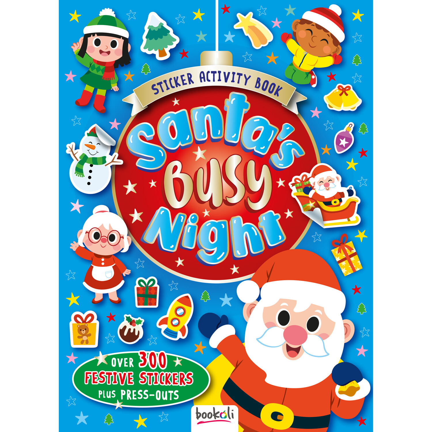 Xmas Sticker Activity Book - Multicolour Image 1