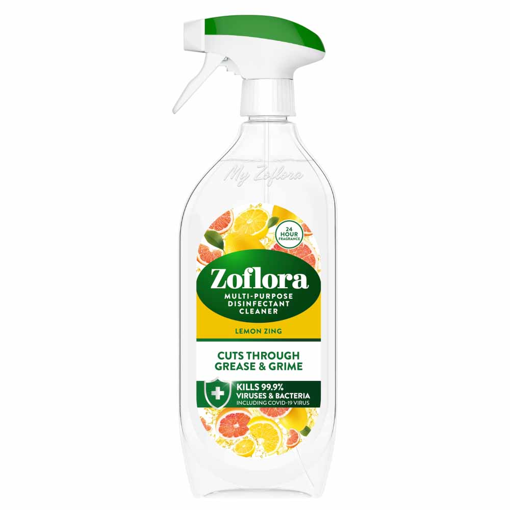 Zoflora Lemon Zing Multipurpose Disinfectant Spray 800ml Image