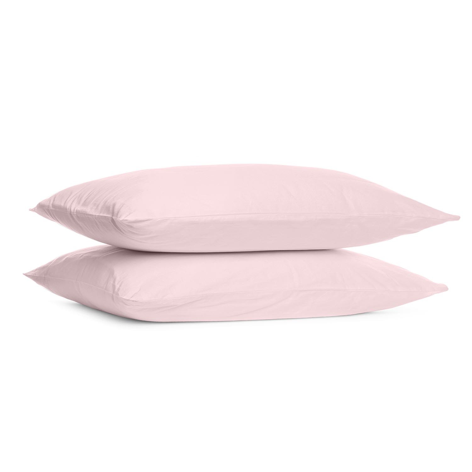 Divante Cotton Housewife Pillowcases 180 Thread Count - Blush Image
