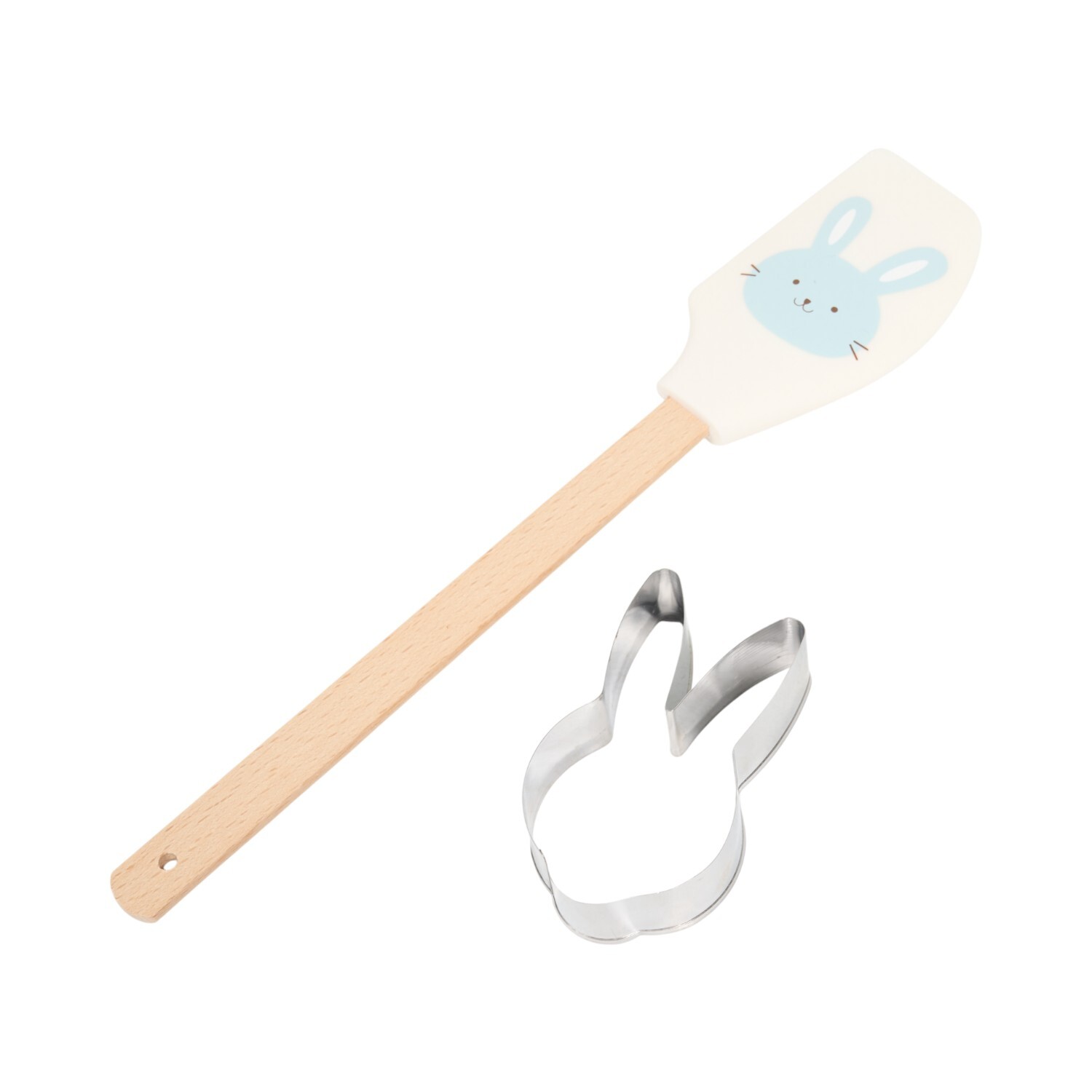 Rabbit Spatula and Cookie Cutter Set Image 3
