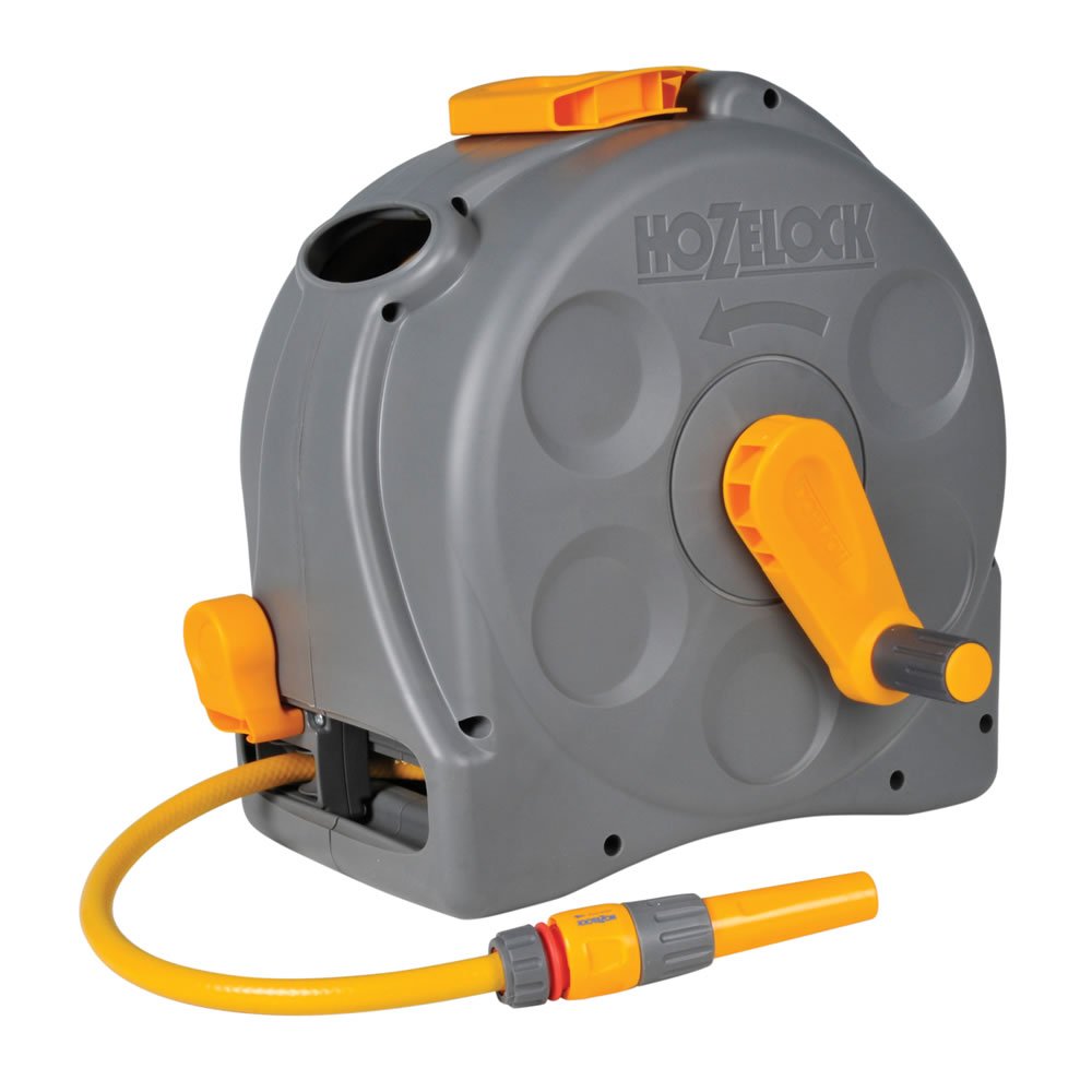 Hozelock Enclosed 2 in 1 Hose Reel Image 1