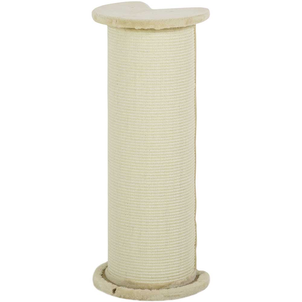 PawHut 85cm Tall Cat Scratching Post for Indoor Corner Use - Beige Image 6
