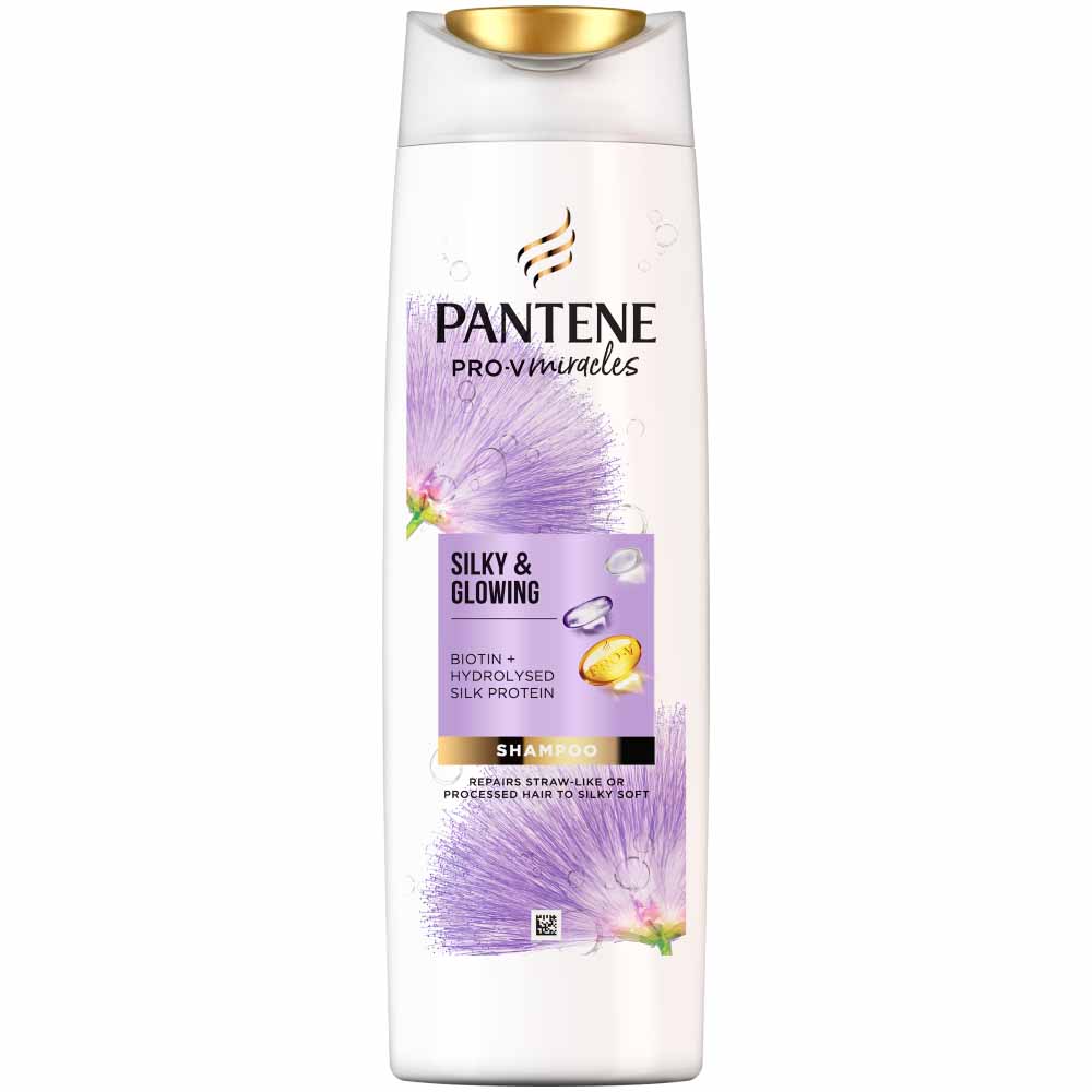Pantene Pro V Miracles Silky & Glowing Shampoo 400ml Image 2