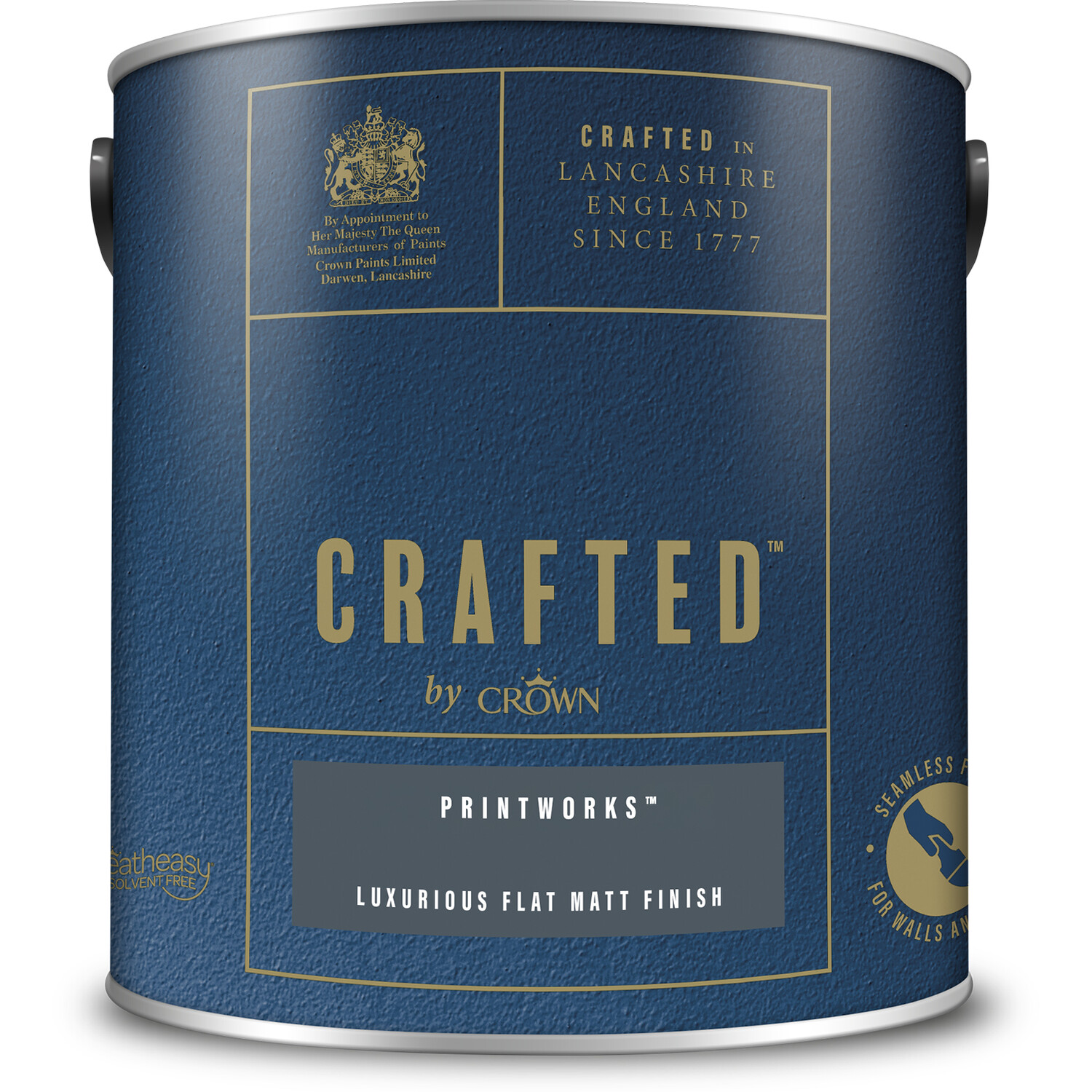 Crown Crafted Walls and Wood Printworks Luxurious Flat Matt Paint 2.5L Image 2