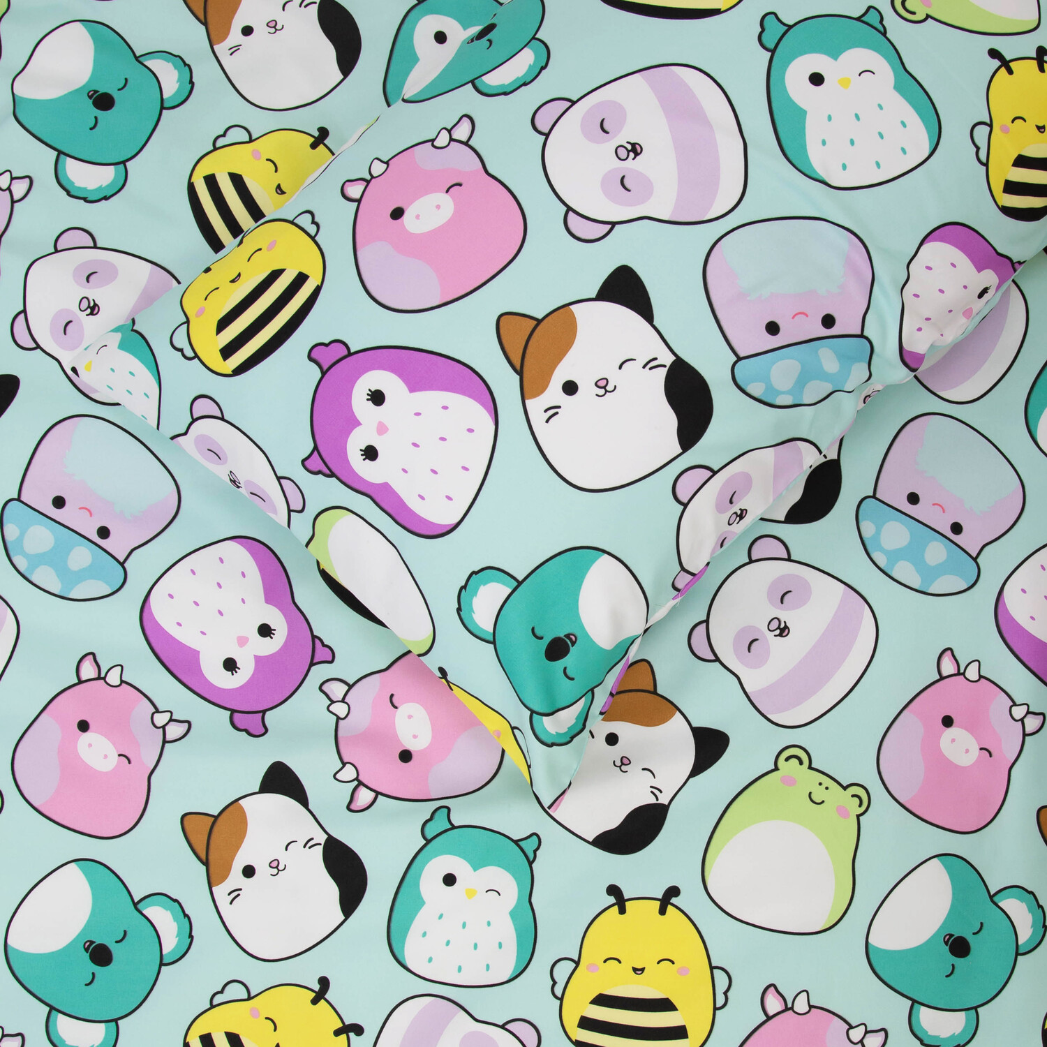 Squishmallows Happy Duvet Cover and Pillowcase Set Image 6