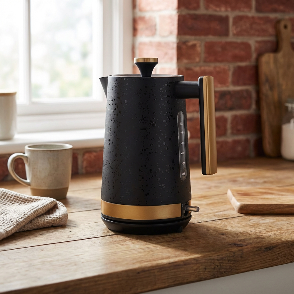 Kaiseki Black and Gold 1.7L Jug Kettle Image 8