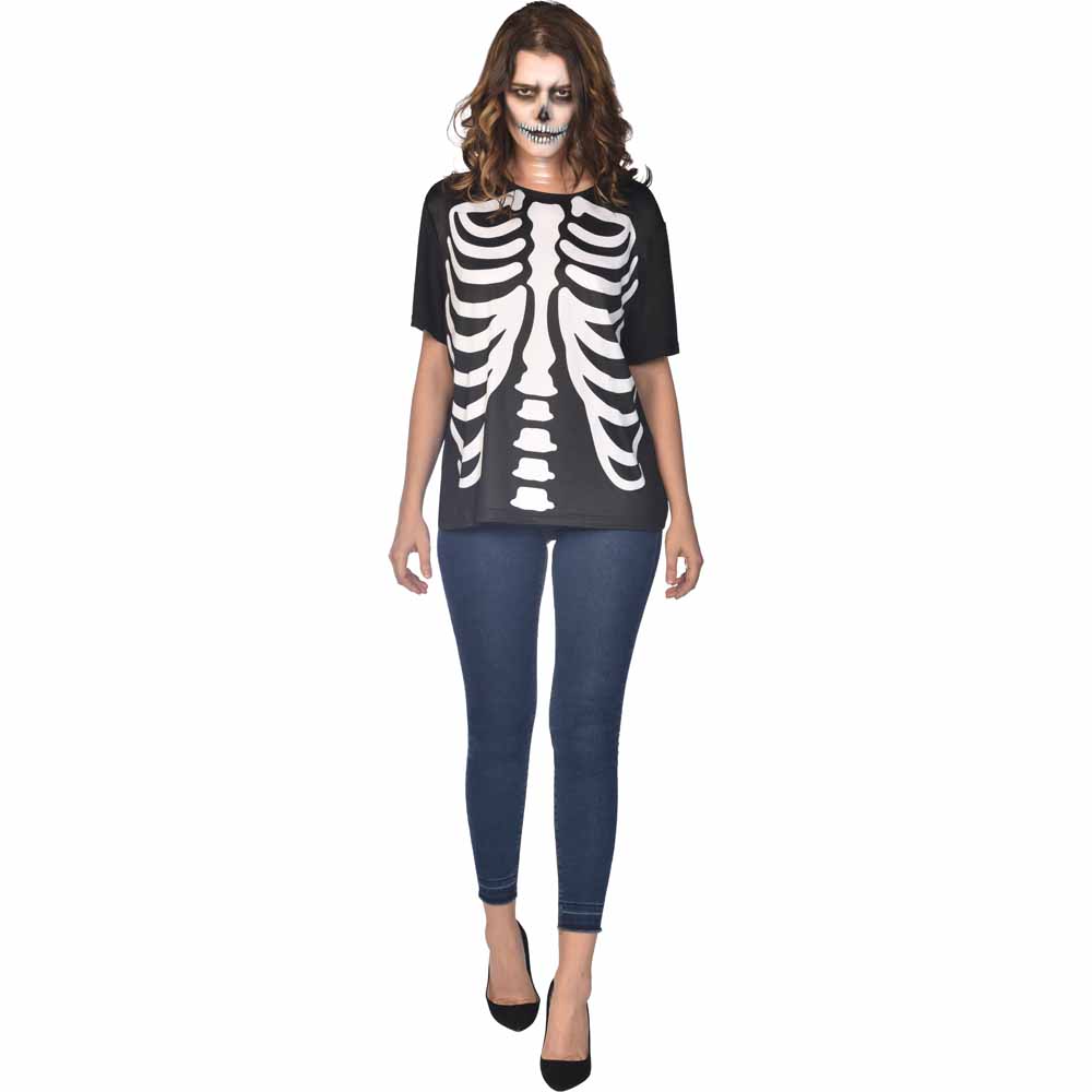 Wilko Skeleton Tshirt S M Wilko