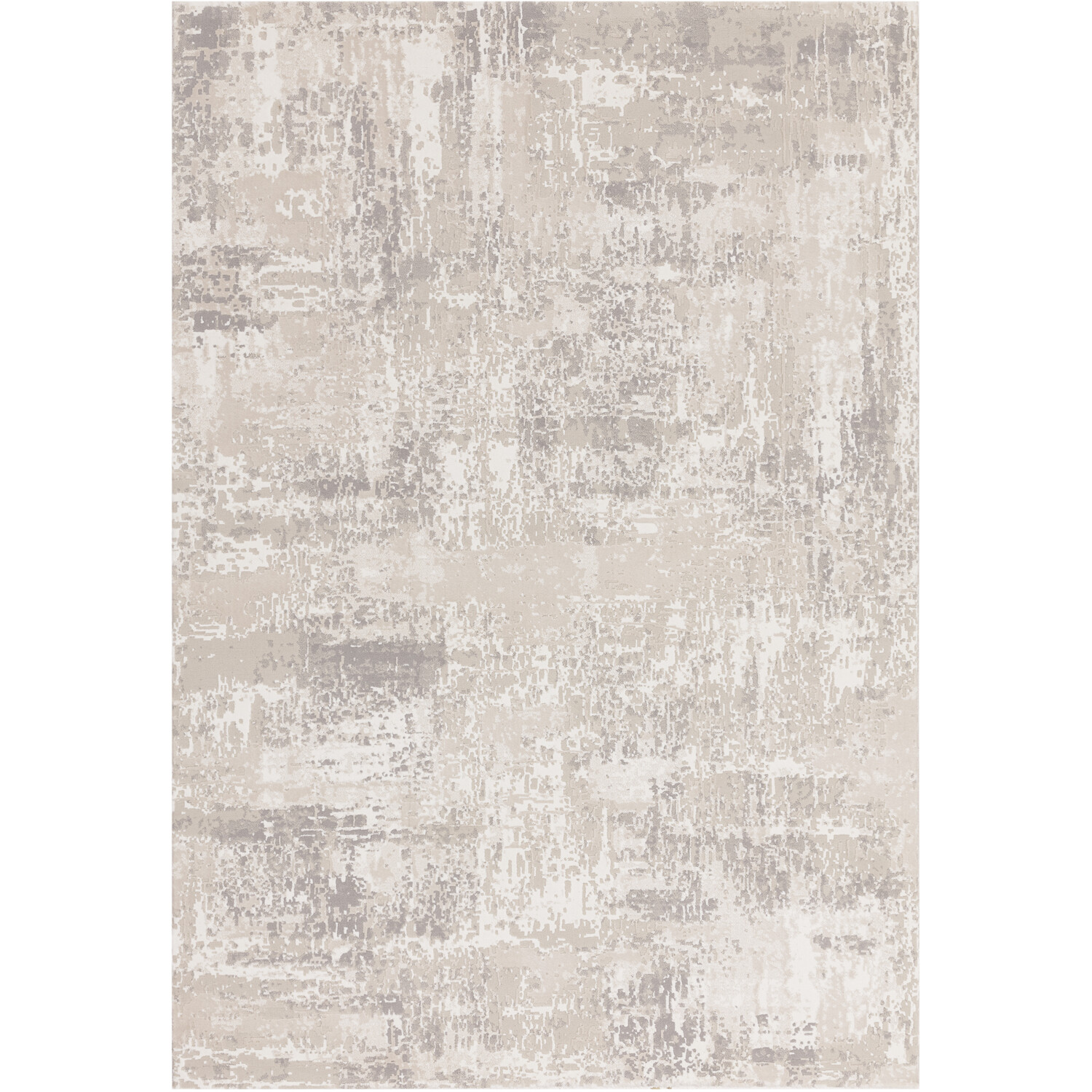 Grey Urban Texture Rug - Grey / 66cm Image