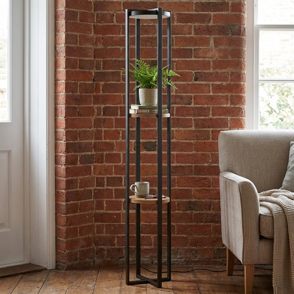 Harlow LED Shelf Floor Lamp Image 3