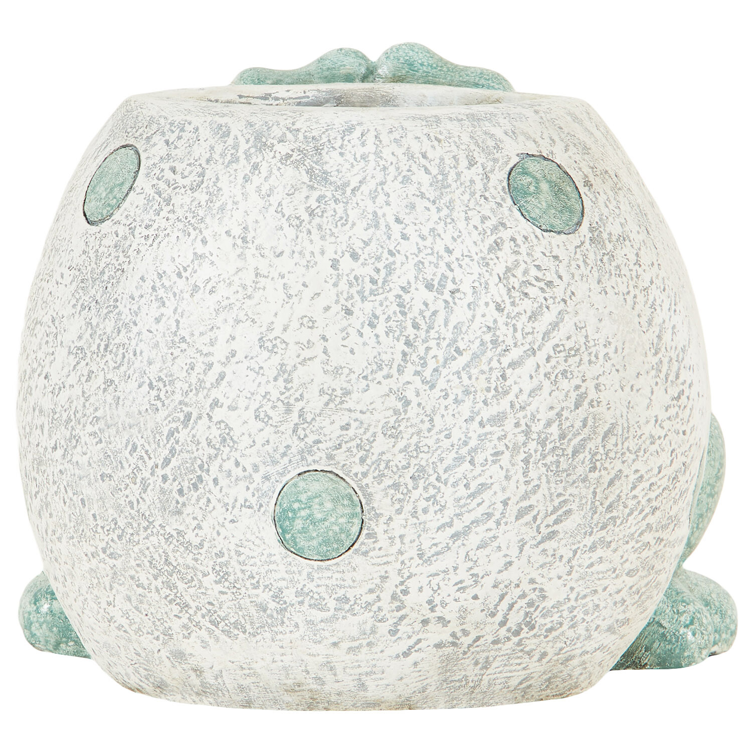 Blue and White Frog Planter - Blue and White Image 3