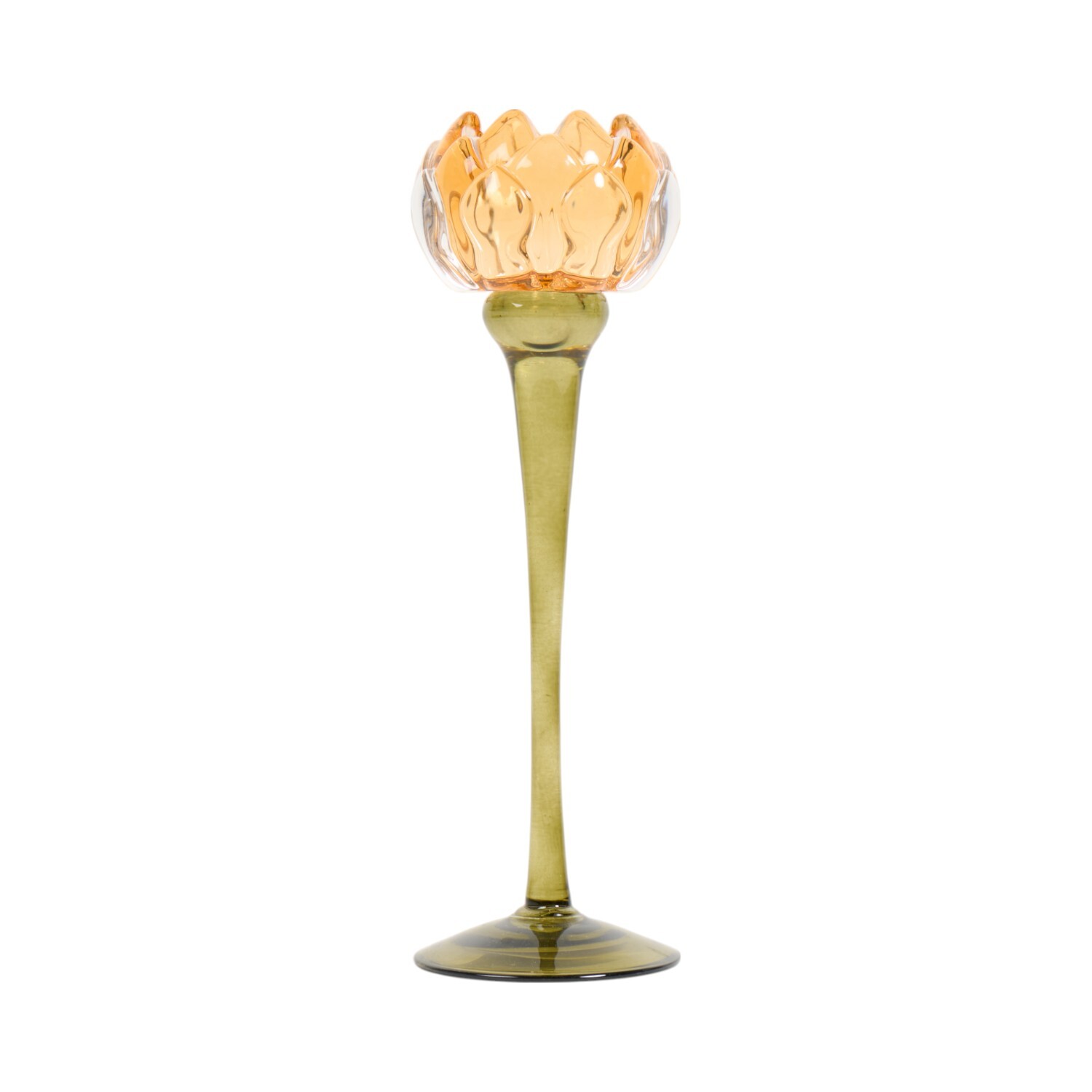 Tall Floral Candle Holder Image 5