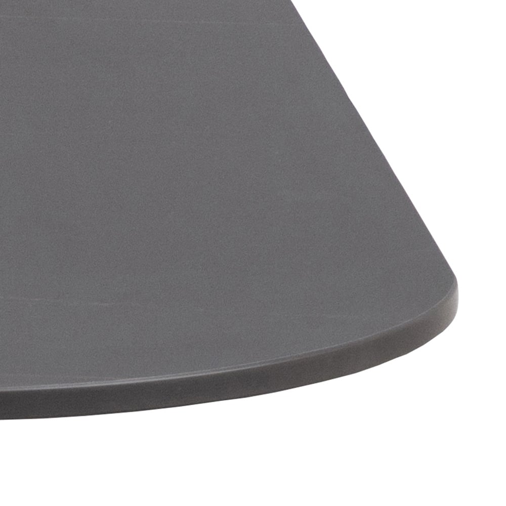 Florence Malta Ceramic Square Dining Table Black Image 4