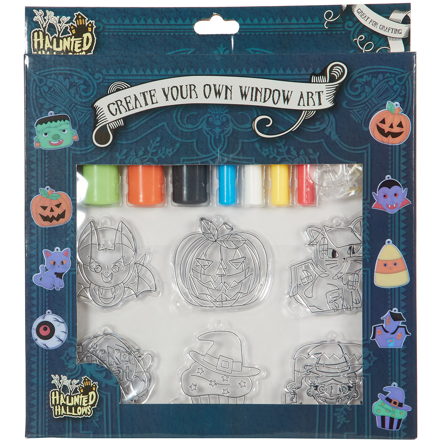 Make Your Own Halloween Window Art - Multicolour Image 1