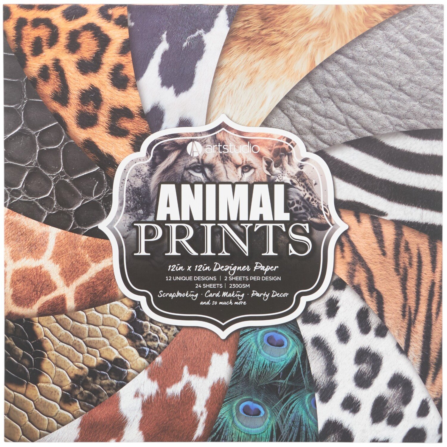 Animal Print Designer Paper Pad Image