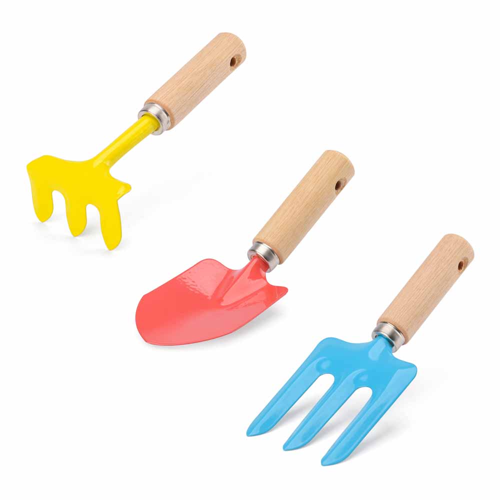 Little Roots Kids Gardening Tool Set with Backpack Image 4