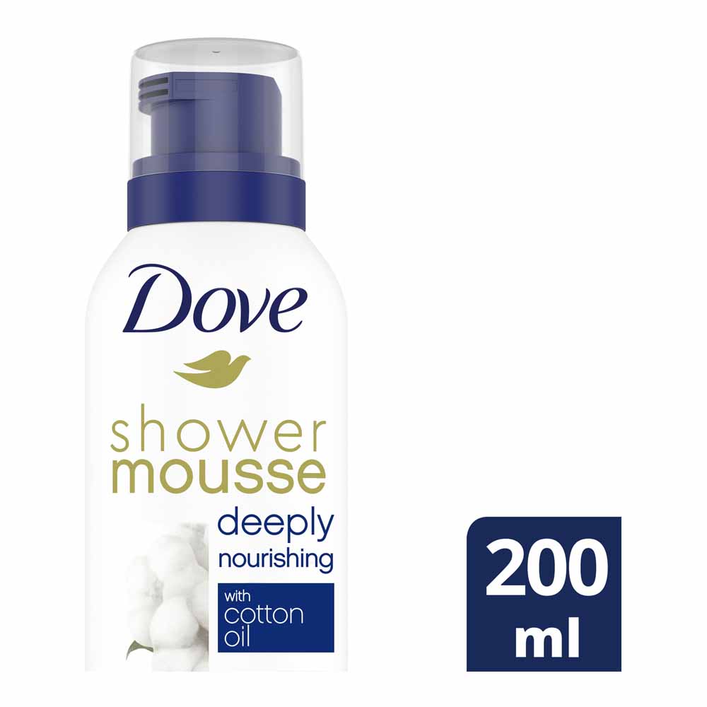 Dove Shower Mousse Deeply Nourish 200ml Image 1