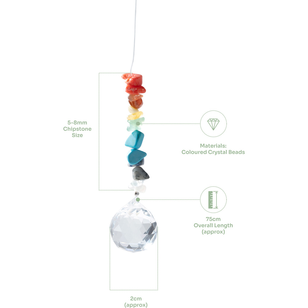 Myga Round Shape Chakra Sun Catcher Image 3