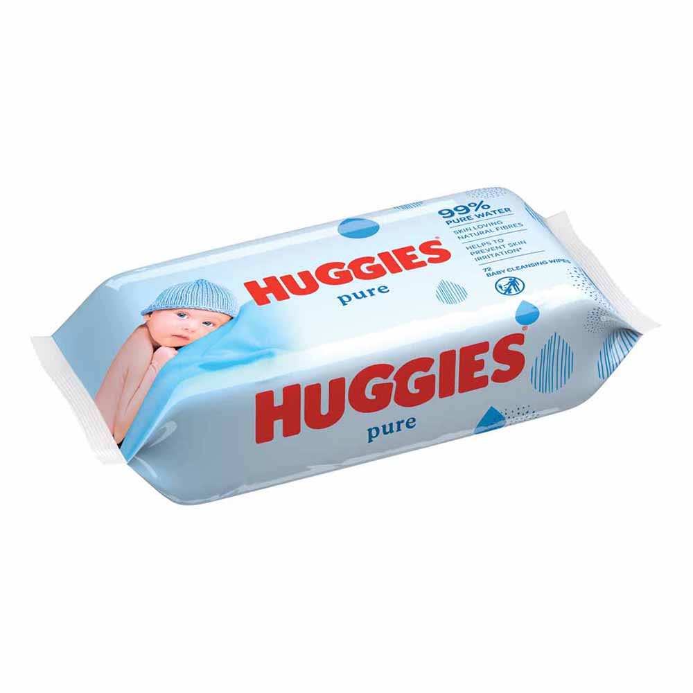 Huggies Baby Pure Wipes 56 Pack Image 3
