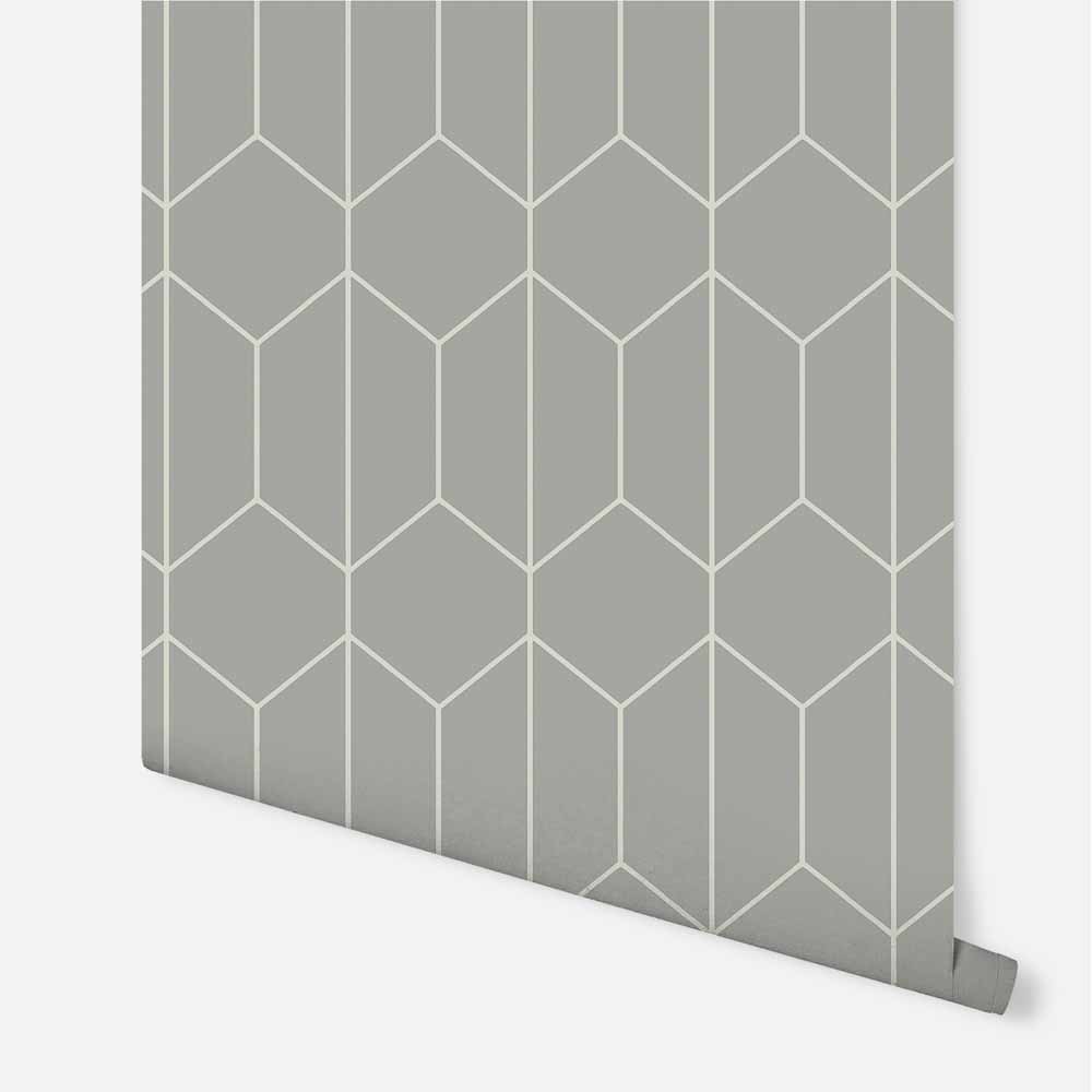 Arthouse Linear Geo Grey Wallpaper Image 3