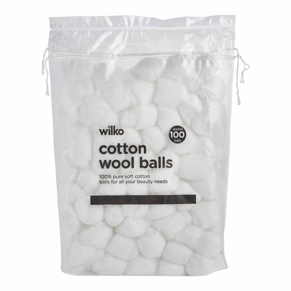 Wilko Skin Therapy Cotton Wool Balls 70g Image 1