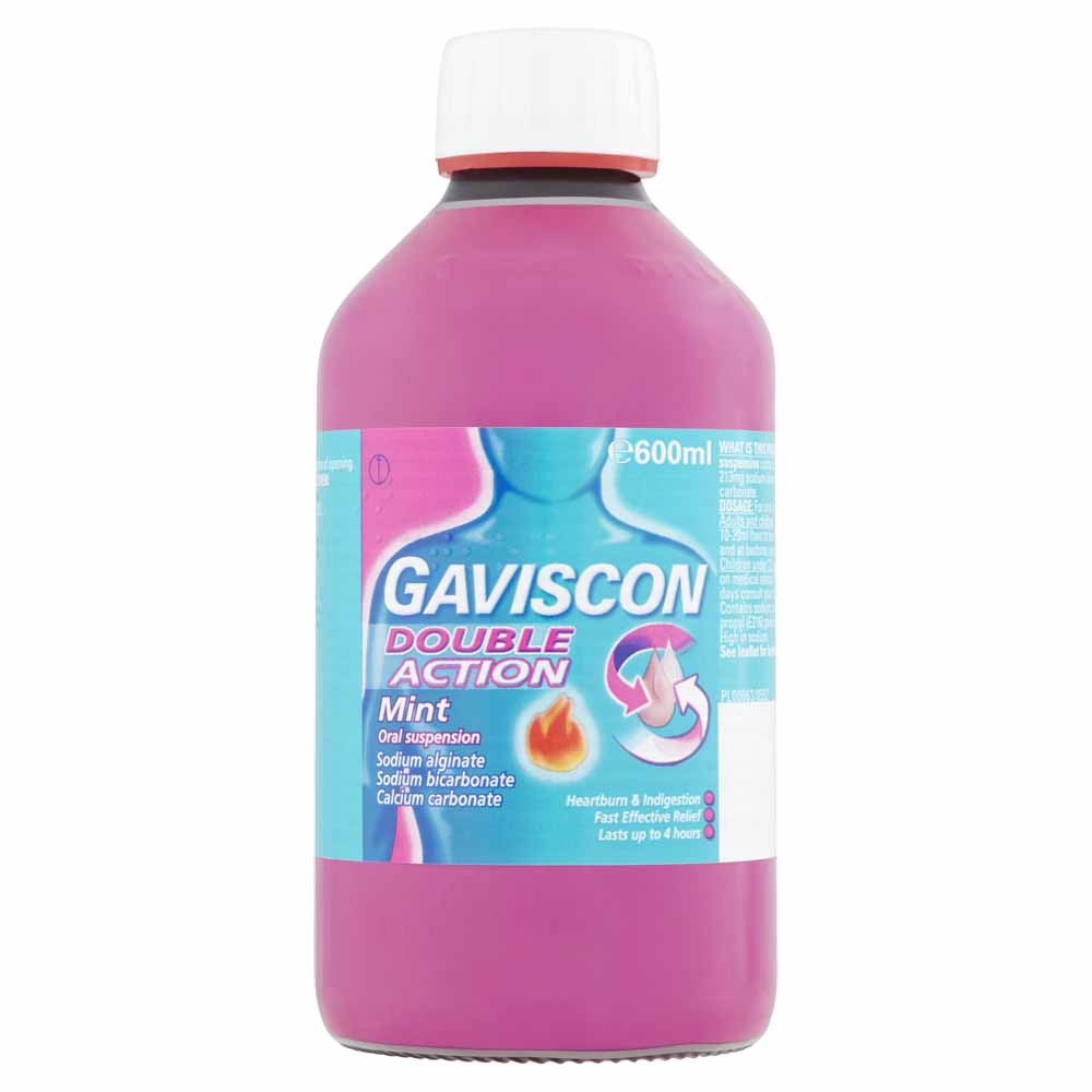 Gaviscon Double Action Mint 600ml Image 1