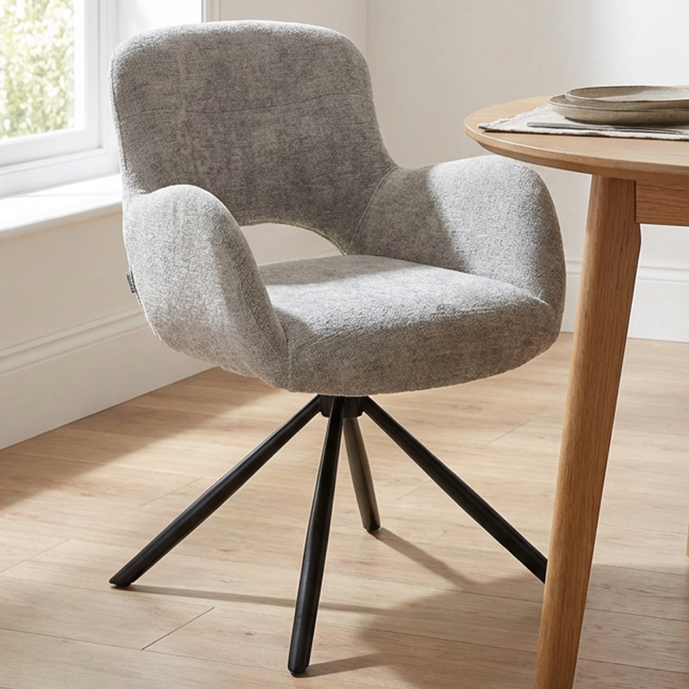 Blaine Swivel Chair - Grey Image 6