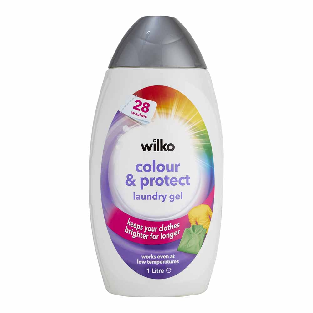 Wilko Colour Protect Laundry Gel 28 Washes 1L Image 1