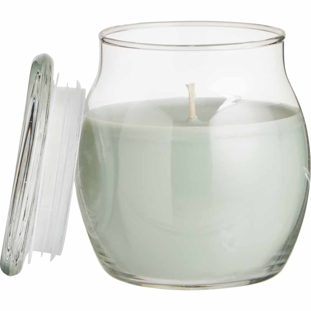 Wilko Fresh Ocean Glass Candle Jar Image 1