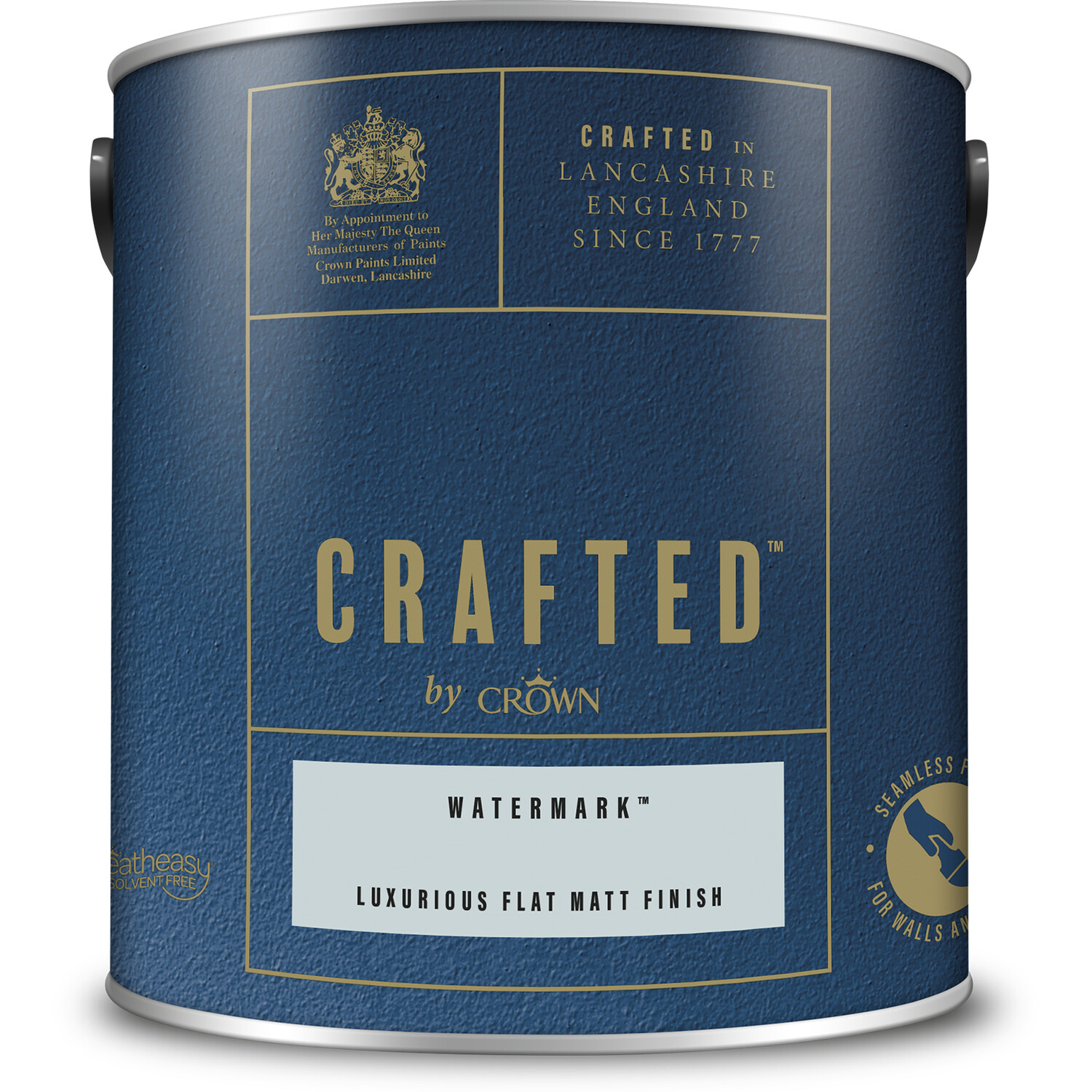 Crown Crafted Walls and Wood Watermark Luxurious Flat Matt Paint 2.5L Image 2