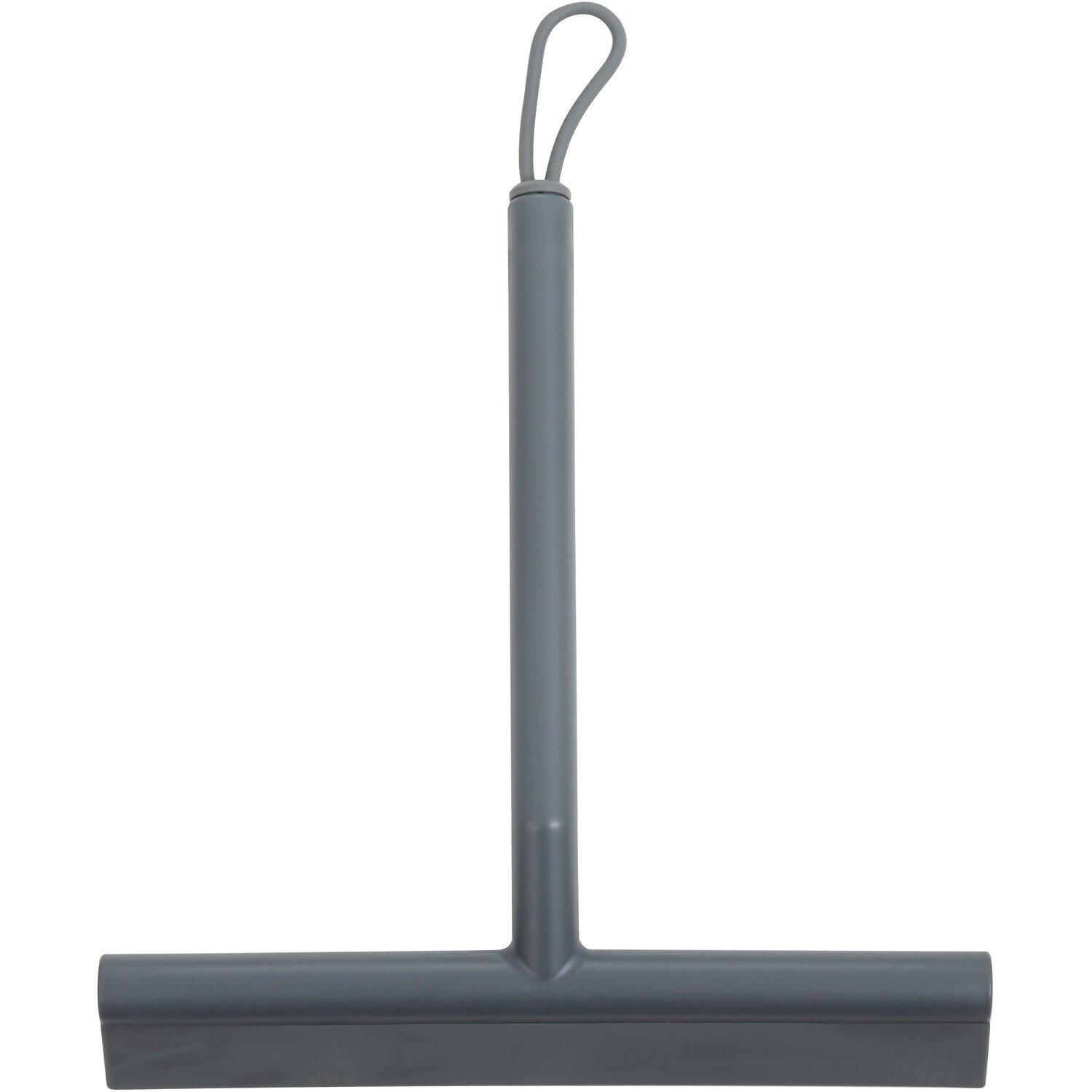 Bathroom Squeegee with Hook - Grey Image 1